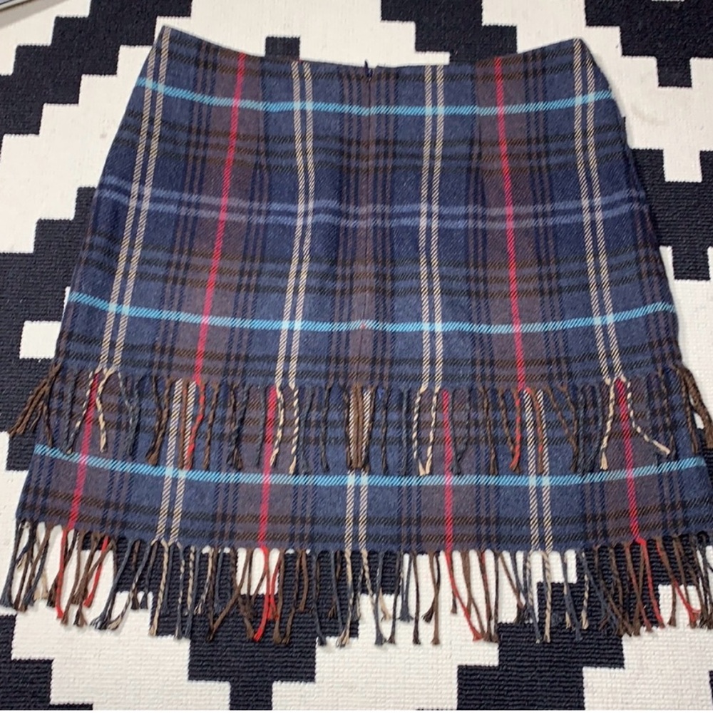ASOS, plaid, fringe skirt!!